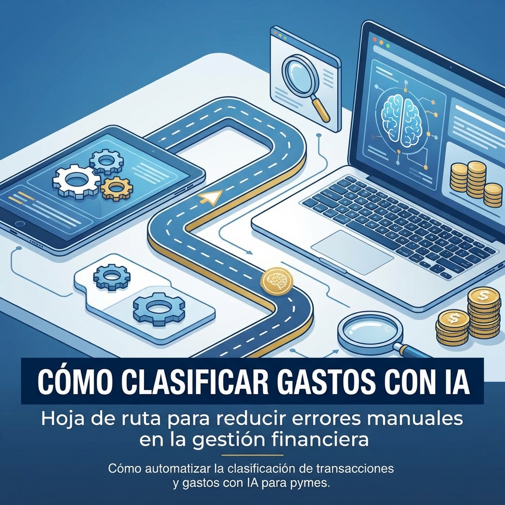 Cómo clasificar gastos con IA: Hoja de ruta para reducir errores manuales en la gestión financiera