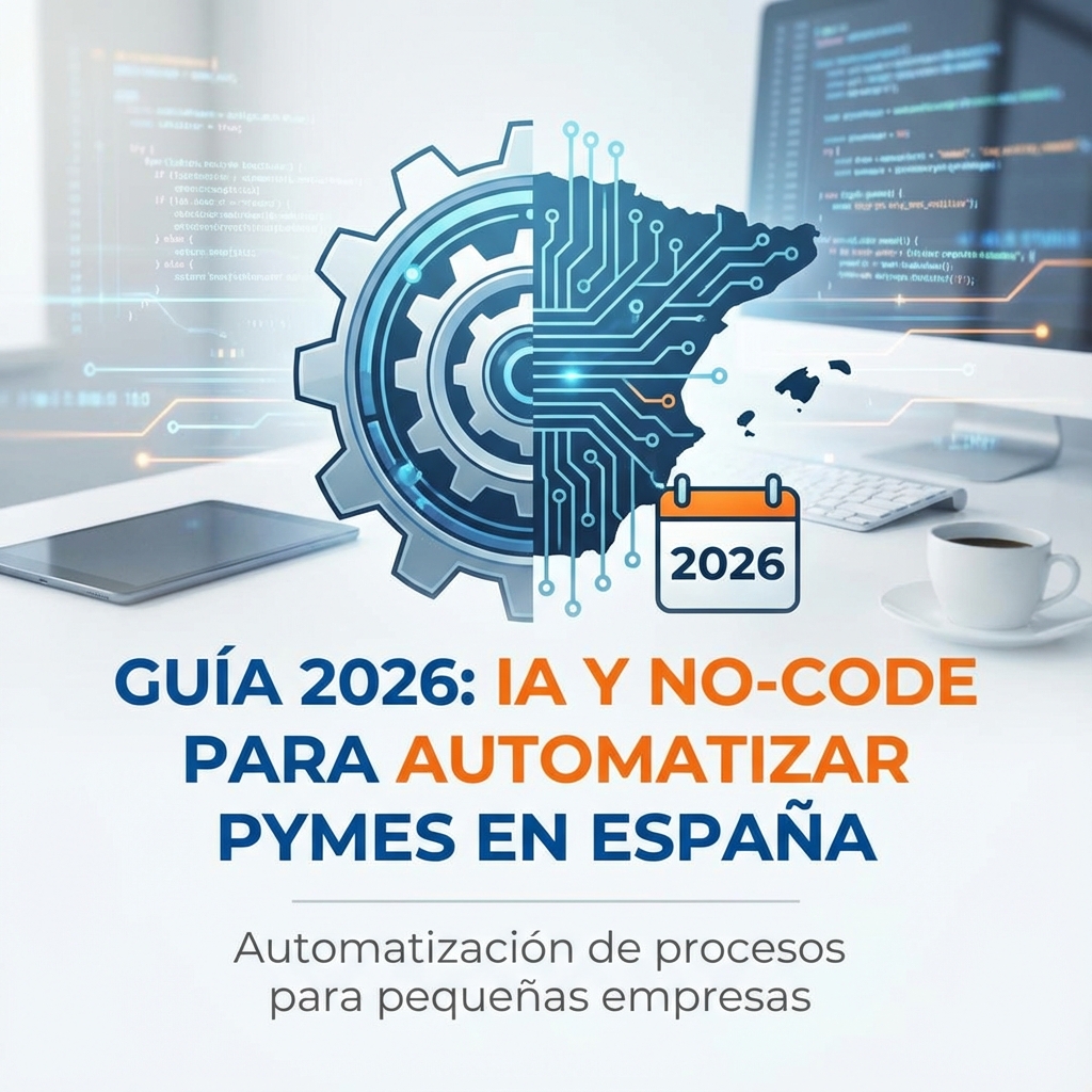 Guía 2026: IA y No-Code para Automatizar Pymes en España