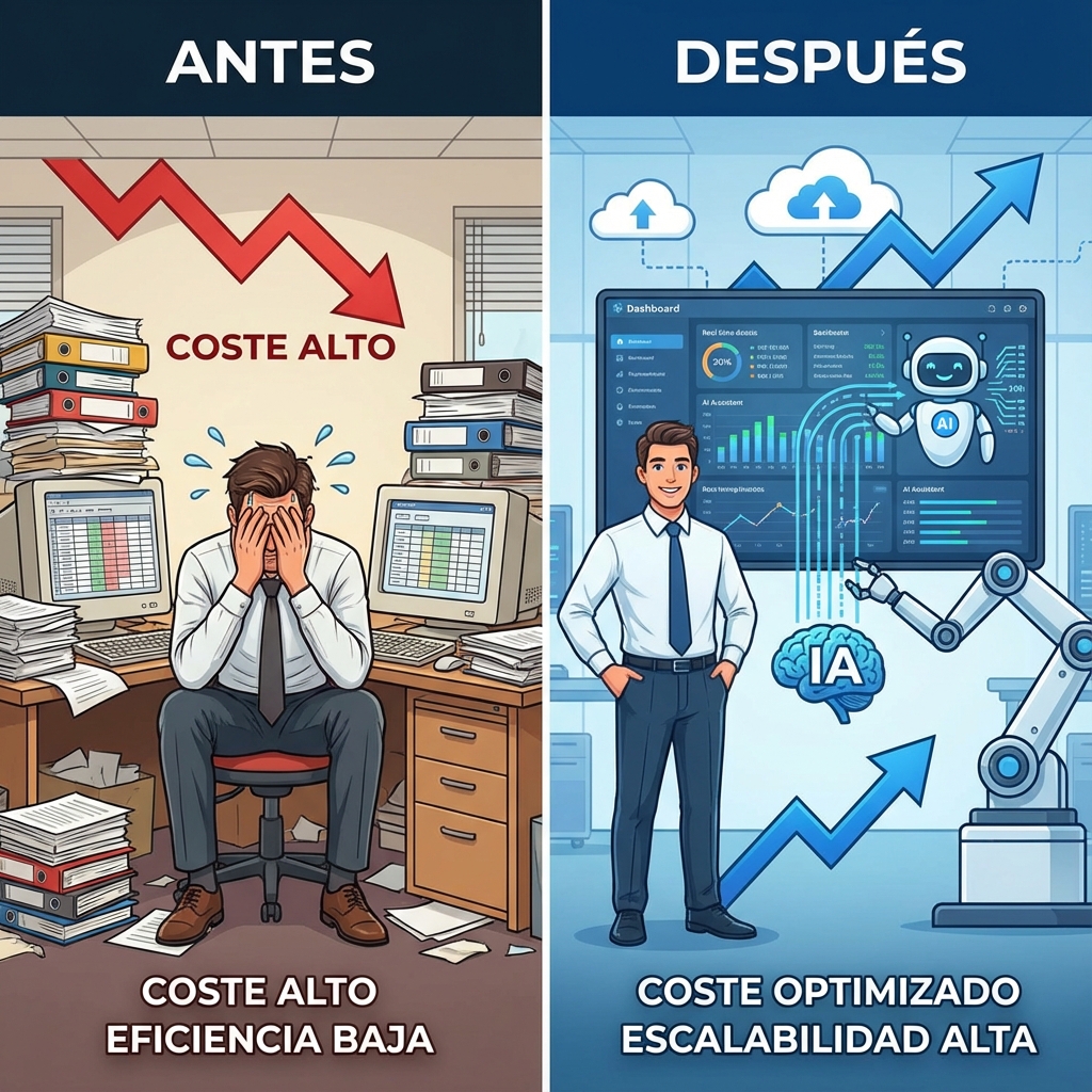 Infografía comparativa tipo